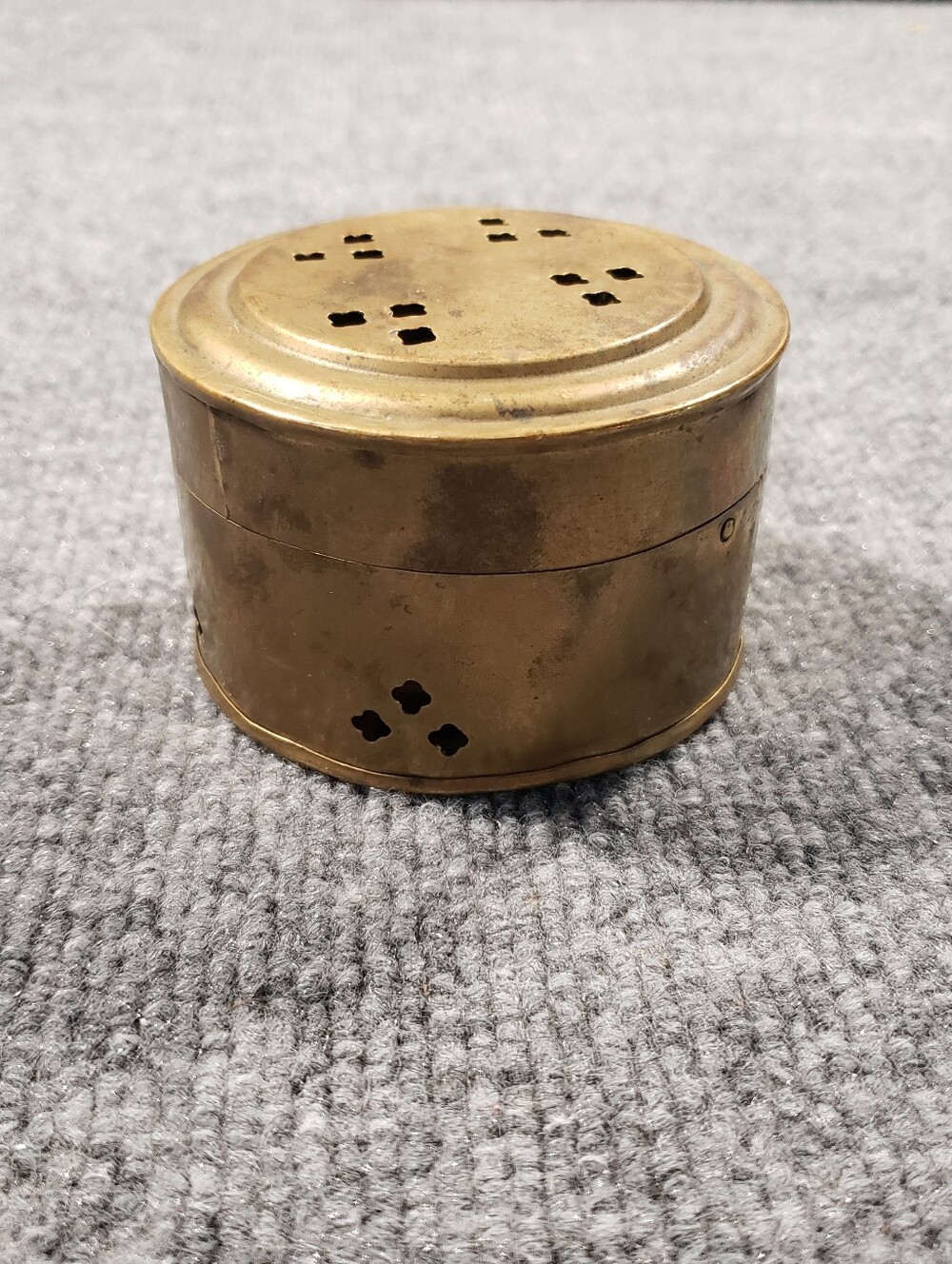 Brass Cricket Cage Trinket Box with Lid